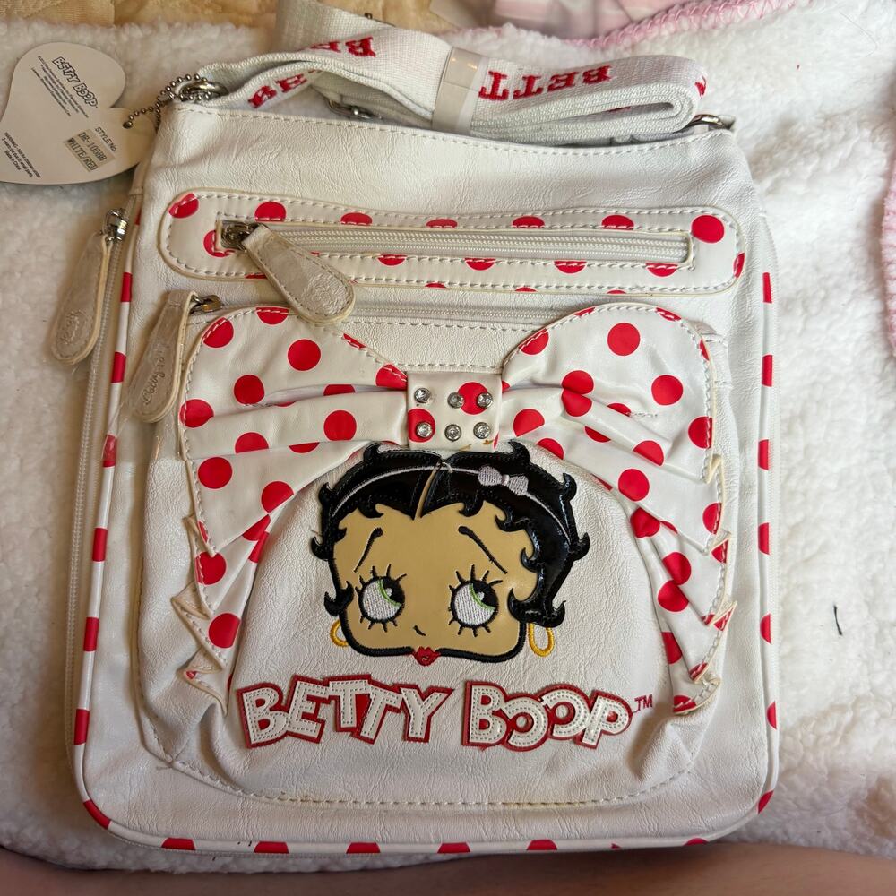 Betty boop red bow bag.